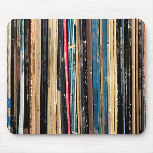 Vinyl Record Collector DJ Music Lovers Gift Mousepad (Vorne)