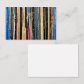 Vinyl Record Collector DJ Music Lovers Gift Visitenkarte (Vorne/Hinten)