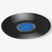 Vinyl Record Design Pappteller (Schrägansicht)