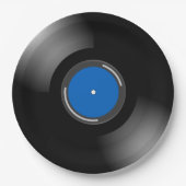 Vinyl Record Design Pappteller (Vorderseite)
