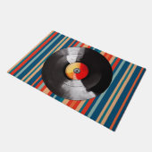 Vinyl Record Door Mat Fußmatte (Schrägansicht)