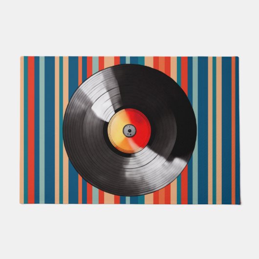 Vinyl Record Door Mat Fußmatte (Vorderseite)