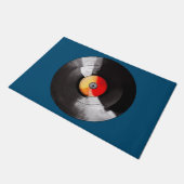 Vinyl Record Doormat Fußmatte (Schrägansicht)
