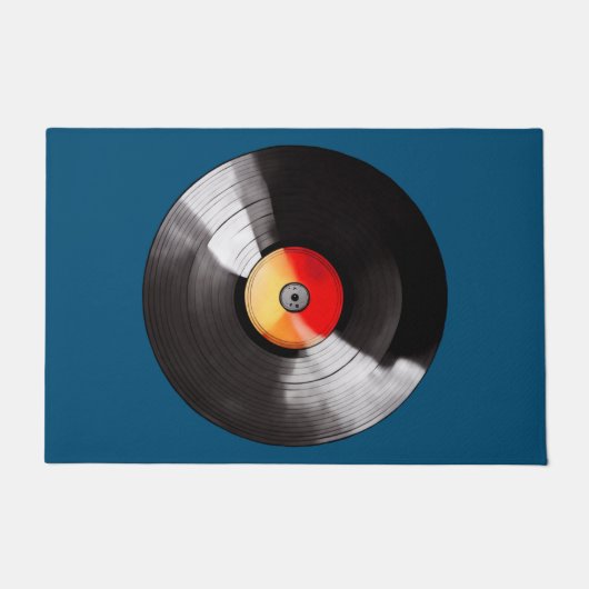 Vinyl Record Doormat Fußmatte (Vorderseite)