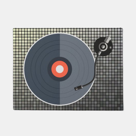 Vinyl Record Doormat Fußmatte (Vorderseite)