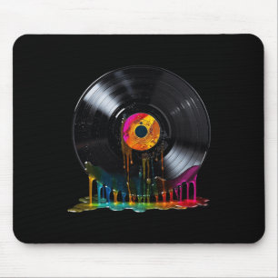 Vinyl Record farbenfrohe Retro Vintager Vinyl Reco Mousepad