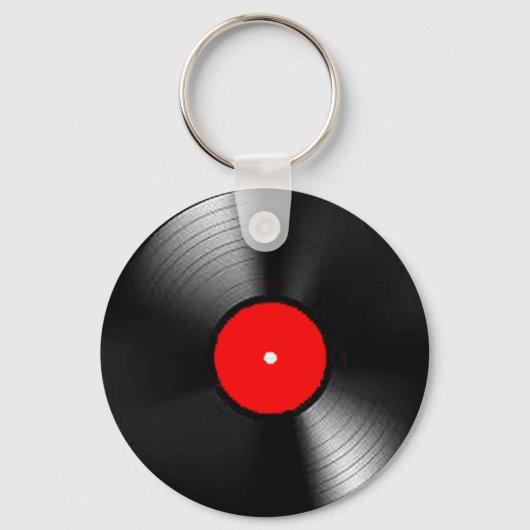 "Vinyl Record"-Geschenke und -produkte Schlüsselanhänger (Vorderseite)