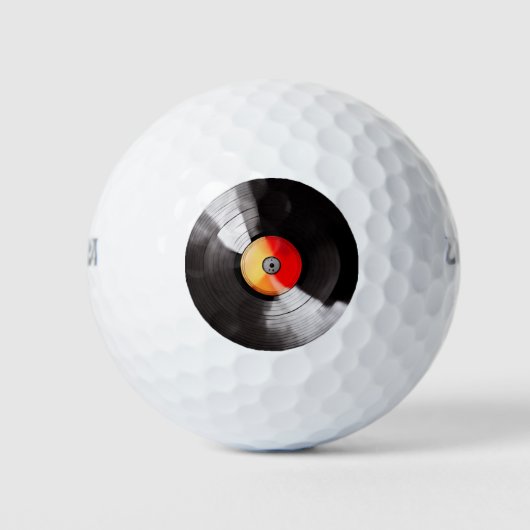 Vinyl Record Golf Balls Golfball (Vorderseite)