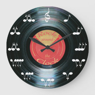 Vinyl Record Große Wanduhr