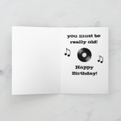 Vinyl Record Karte (Innenseite)