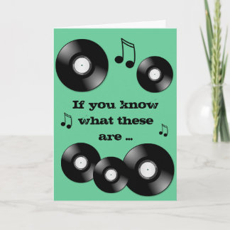 Vinyl Record Karte