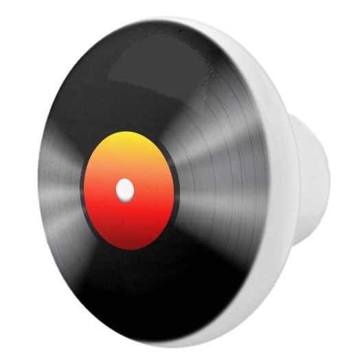 Vinyl Record Keramik Knob Keramikknauf (Rechts)