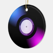Vinyl Record Keramik Ornament (Links)