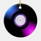 Vinyl Record Keramik Ornament (Hinten)