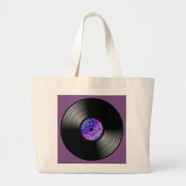 Vinyl Record LP Tote Tasche für den Music Lover