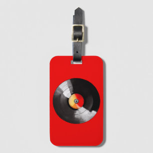 Vinyl Record Luggage Tag Gepäckanhänger