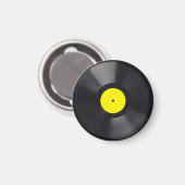 Vinyl Record Magnet (Vorderseite/Rückseite)