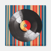 Vinyl Record Magnet (Vorne)