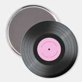 Vinyl Record Magnet (Vorderseite/Rückseite)