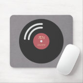 Vinyl Record Mouse Pad Mousepad (Mit Mouse)