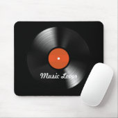Vinyl Record Mousepad (Mit Mouse)