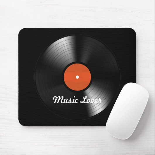 Vinyl Record Mousepad (Mit Mouse)