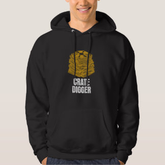 Vinyl Record Music Collector, Album Lover, Crate D Hoodie