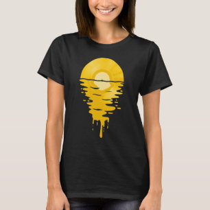 Vinyl Record Music Lp Classic 80er Sunset 5 T-Shirt