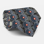 Vinyl Record Neck Tie Krawatte (Gerollt)