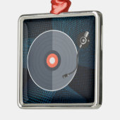 Vinyl Record Ornament Aus Metall (Links)
