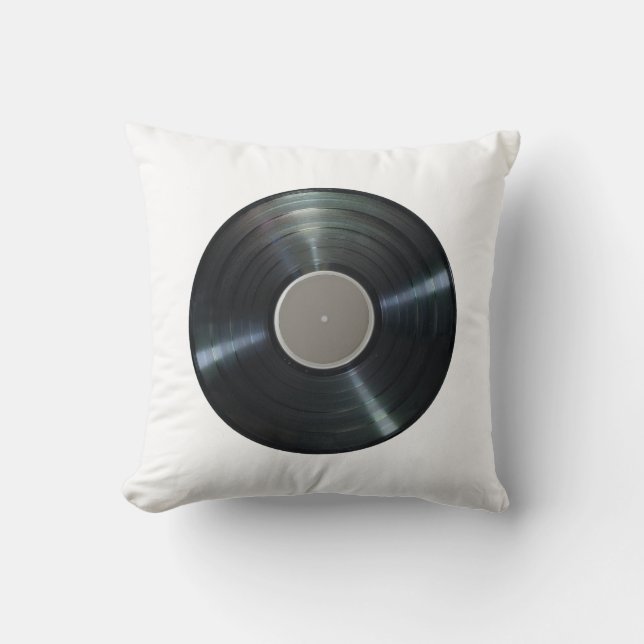Vinyl Record Pillow Kissen (Vorderseite)