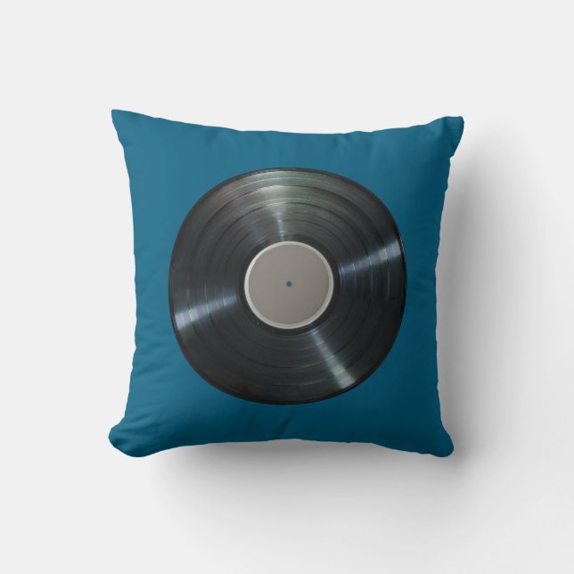 Vinyl Record Pillow Kissen (Vorderseite)