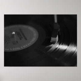 Vinyl Record Player Poster