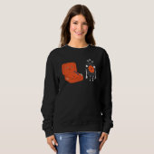 Vinyl Record Player Retro Music Record Collector   Sweatshirt (Vorne ganz)