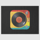 Vinyl Record Player Seidenpapier (Vorderseite)