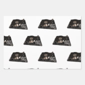 VINYL RECORD PLAYER | TURNTABLE | HIP HOP GESCHENKPAPIER SET (Vorderseite)