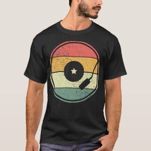Vinyl Record Player Vintag DJ Turntable Music T-Shirt