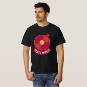 VINYL RECORD PLAYER VINYL RECORD Geschenk Retro Mu T-Shirt (Vorne ganz)