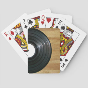 Vinyl Record Playing Cards Spielkarten