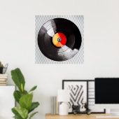 Vinyl Record Poster (Heimbüro)