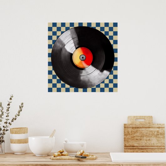 Vinyl Record Poster (Küche)