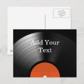 Vinyl Record Postkarte (Vorne/Hinten)