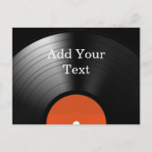 Vinyl Record Postkarte (Vorderseite)