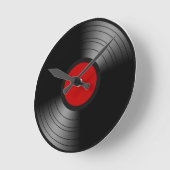 Vinyl Record Runde Wanduhr (Winkel)