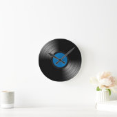 Vinyl Record Runde Wanduhr (Zuhause)