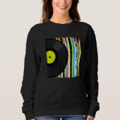 Vinyl Record Sammlung Vinyl Album Sweatshirt (Vorderseite)