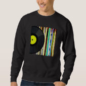 Vinyl Record Sammlung Vinyl Album Sweatshirt (Vorderseite)