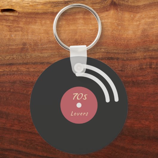 Vinyl Record Schlüsselanhänger (Vorderseite)