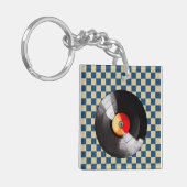 Vinyl Record Schlüsselanhänger (Vorderseite links)