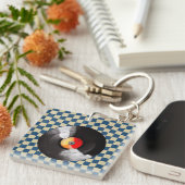 Vinyl Record Schlüsselanhänger (Vorderseite rechts)